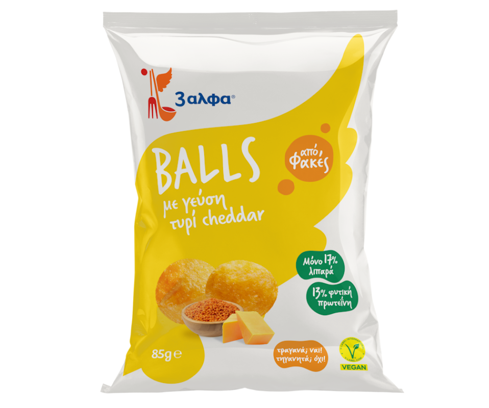 3ALFA BALLS CHEDDAR CHEESE 85g