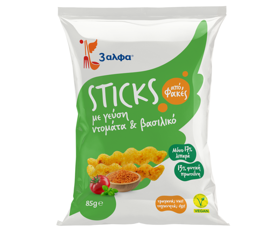 3ALFA STICKS TOMATO & BASIL 85g