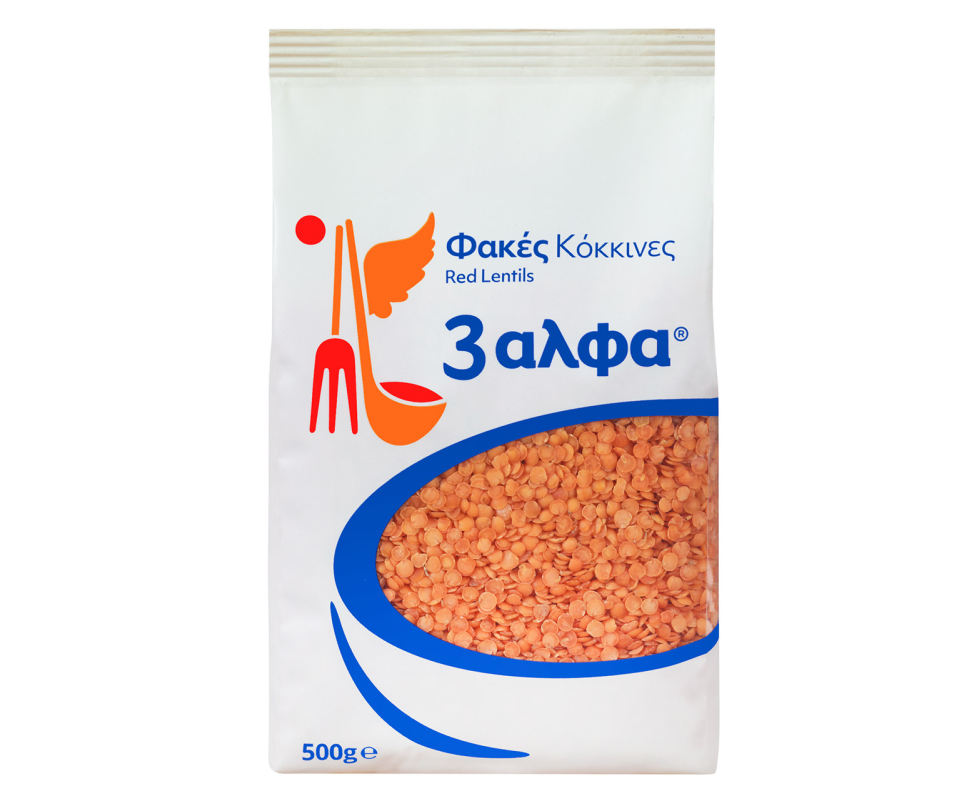 3ALFA RED LENTILS 500g