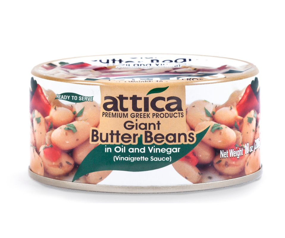 ATTICA GIANT BUTTER BEANS IN OIL & VINEGAR 10oz