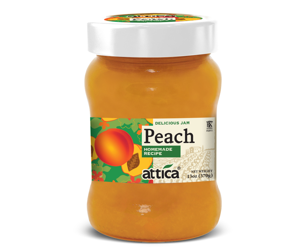 ATTICA PEACH JAM 370g