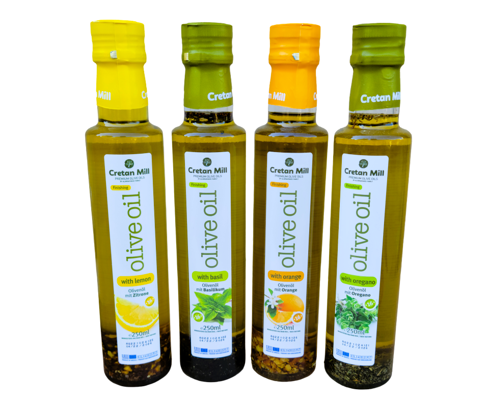 CRETAN MILL INFUSED EXTRA VIRGIN OLIVE OIL 250ml