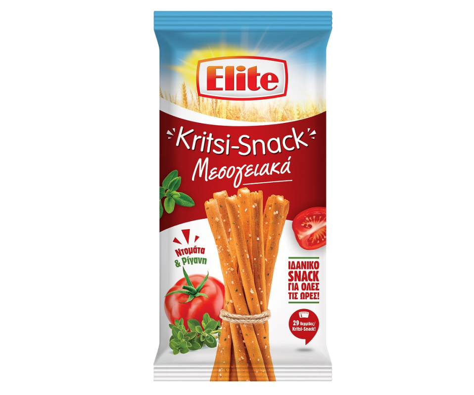 ELITE KRITSI-SNACK TOMATO & OREGANO 125g