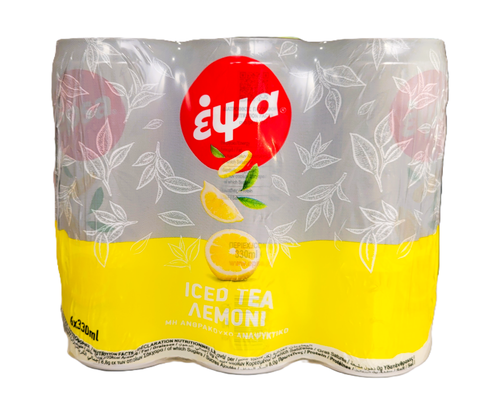 EPSA ICED TEA LEMON 6-PACK/330ml