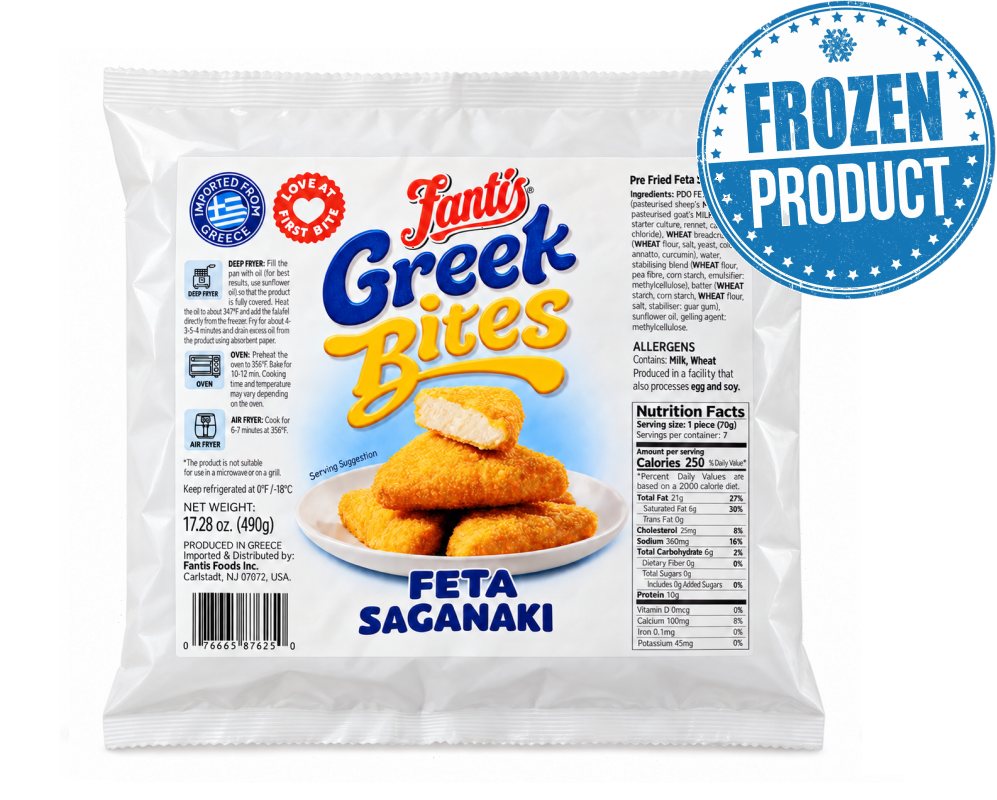 FANTIS GREEK BITES FETA SAGANAKI 490g
