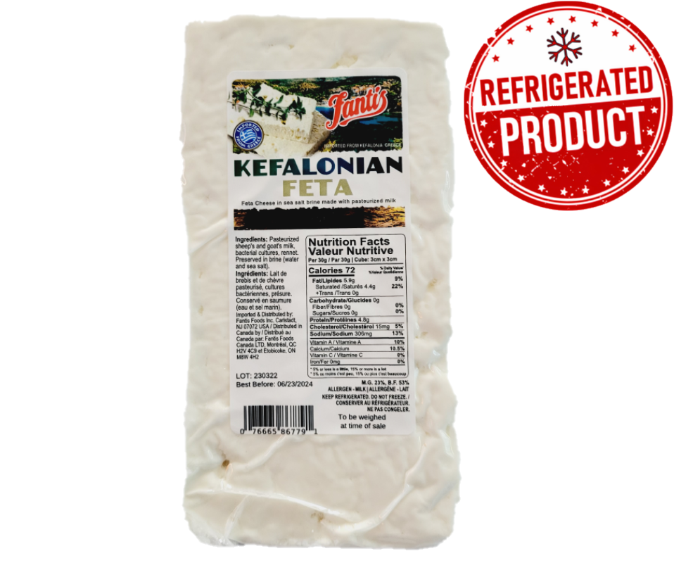 FANTIS KEFALONIAN FETA CHEESE ~20oz