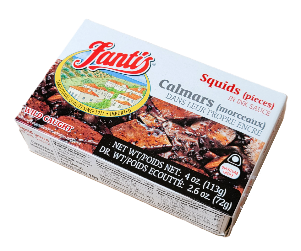 FANTIS SQUID IN INK SAUCE 113g