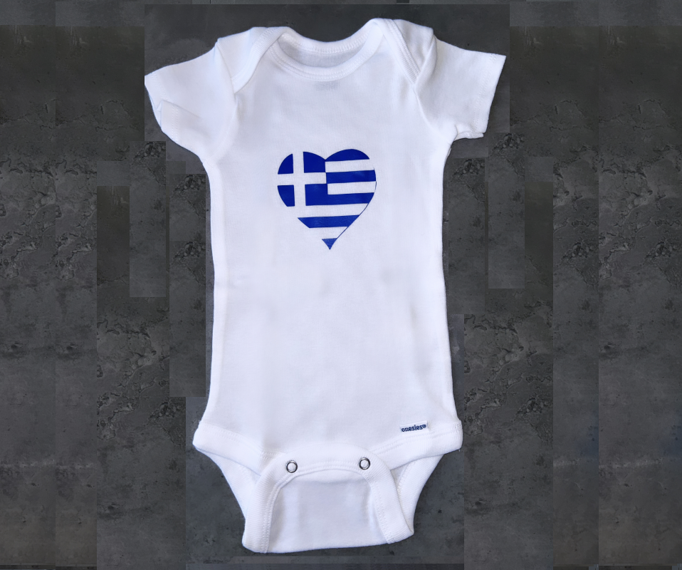GREEK FLAG ONESIE