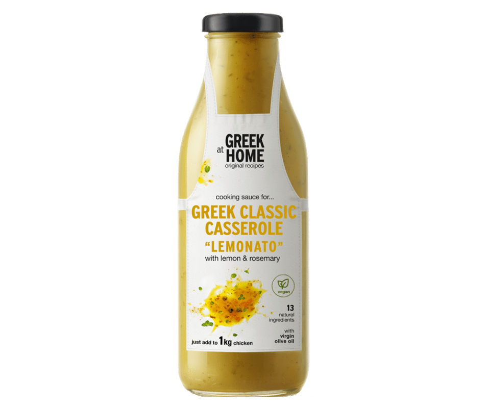 GREEK AT HOME CASSEROLE LEMONATO COOKING SAUCE 520g