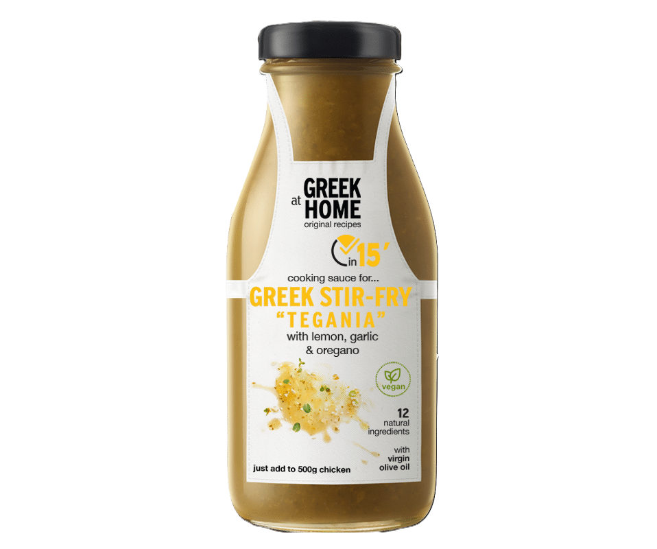GREEK AT HOME STIR-FRY TEGANIA COOKING SAUCE 260g