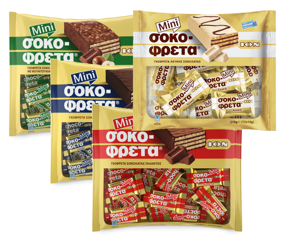 ION MINI CHOCOFRETA BARS 210g