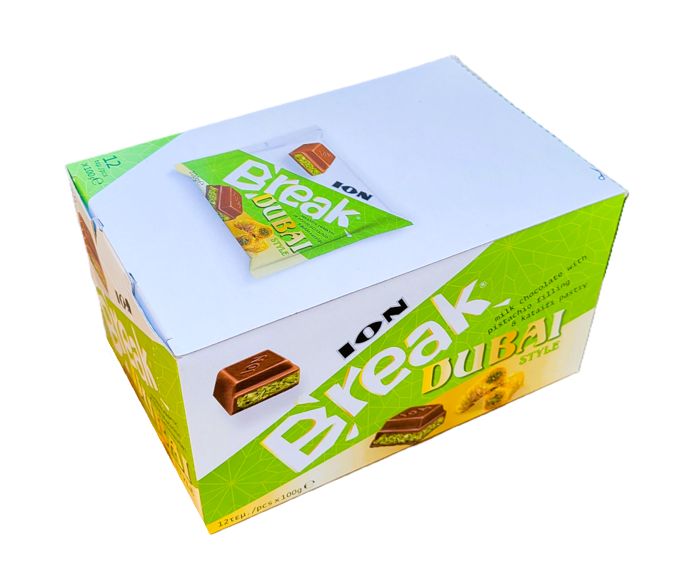 ION BREAK DUBAI CHOCOLATE BAR 100g