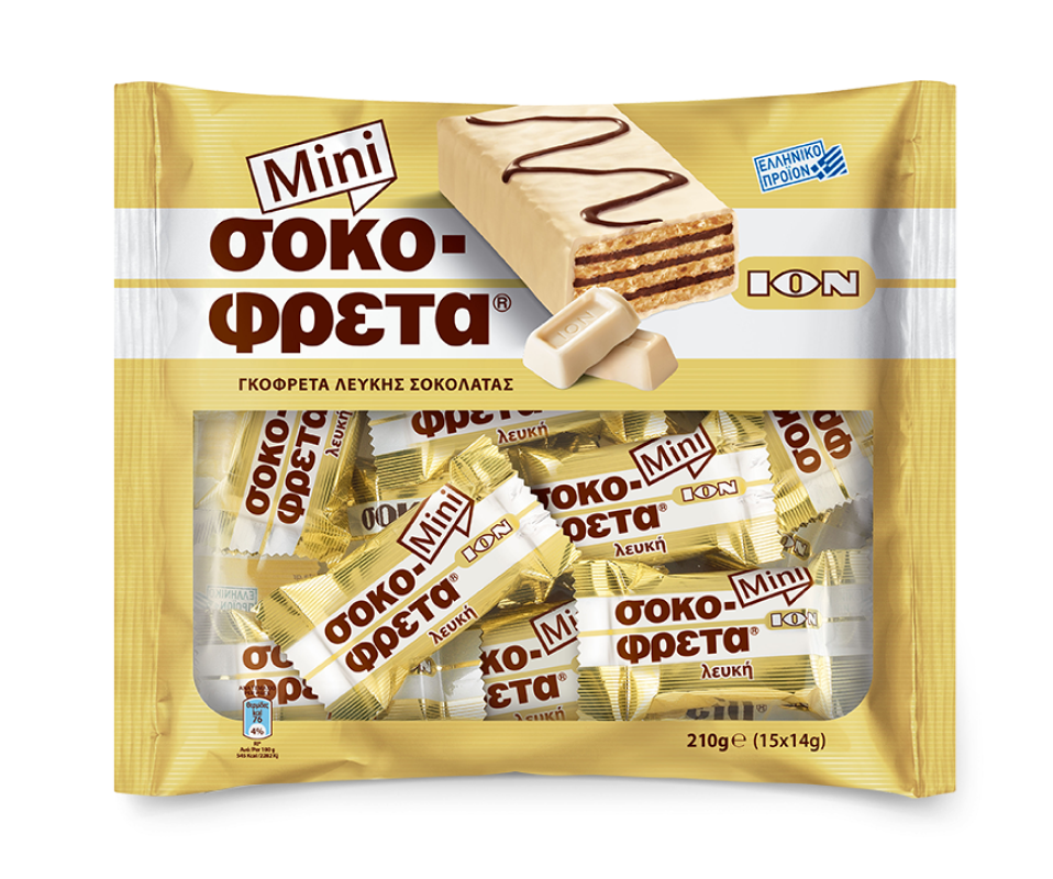 ION MINI CHOCOFRETA BARS 210g