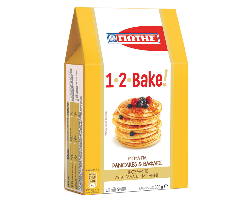 JOTIS 1·2·BAKE PANCAKES & WAFFLE MIX 300g