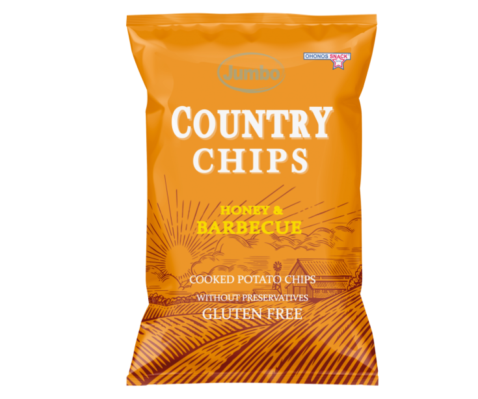 JUMBO COUNTRY CHIPS HONEY & BARBEQUE 150g