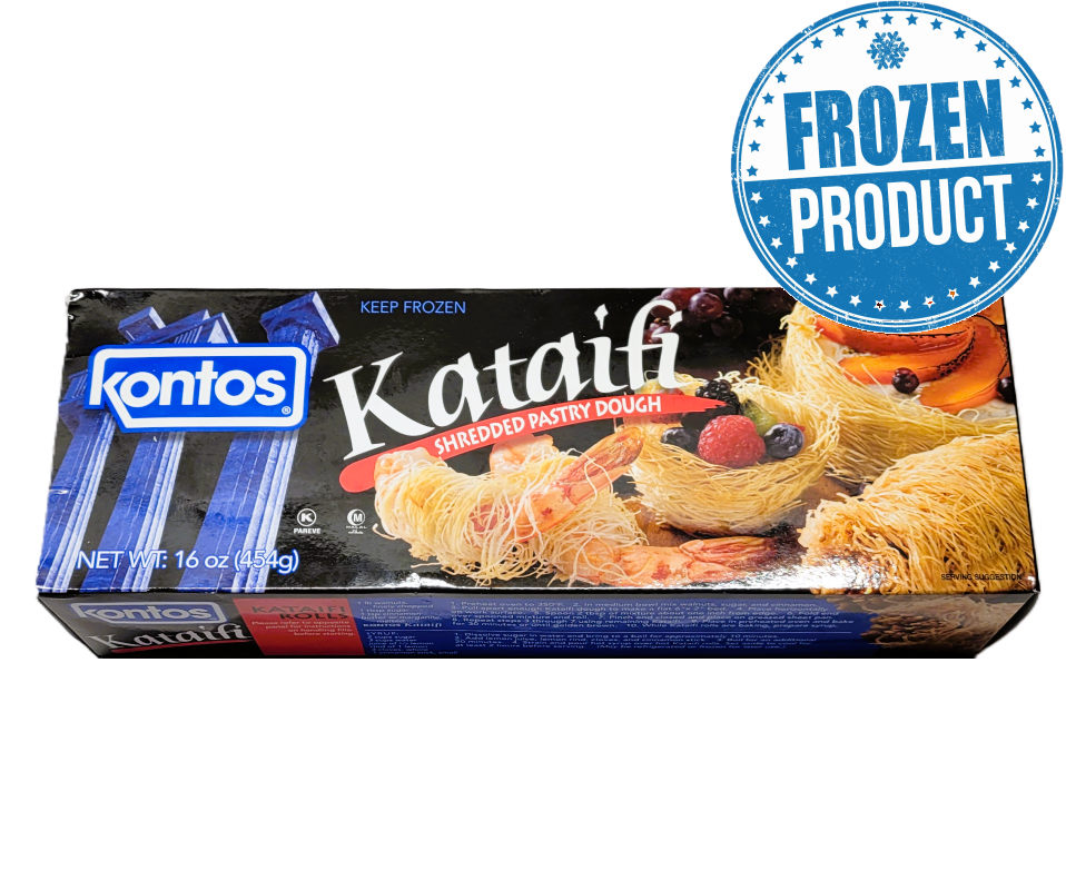KONTOS KATAIFI PHYLLO STRANDS 454g (LIMIT: 2)