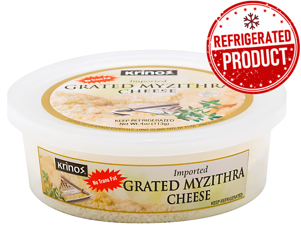 KRINOS IMPORTED GRATED MIZITHRA CHEESE 4oz