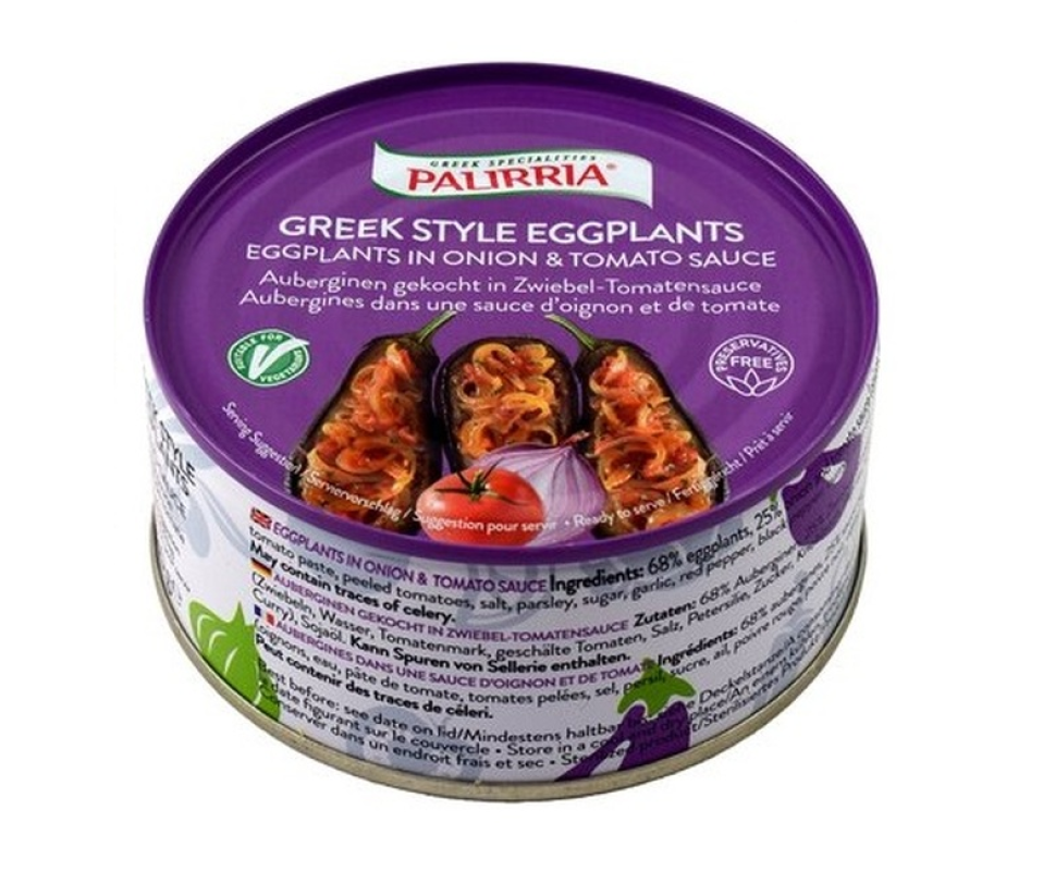 PALIRRIA EGGPLANTS IN TOMATO SAUCE 10oz