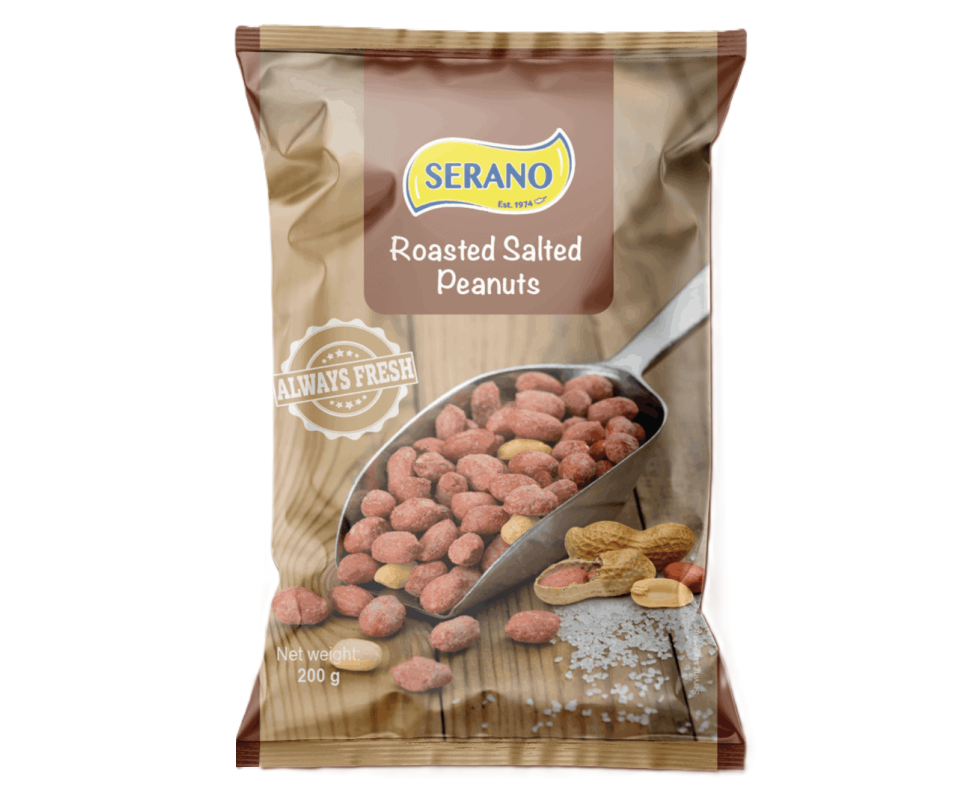 SERANO ROASTED SALTED PEANUTS 200g