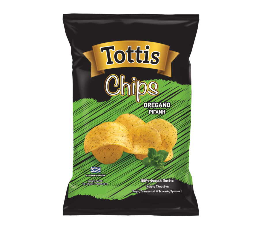 TOTTIS OREGANO CHIPS 90g