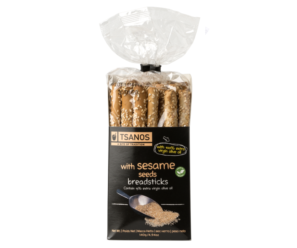 TSANOS SESAME BREADSTICKS 120g