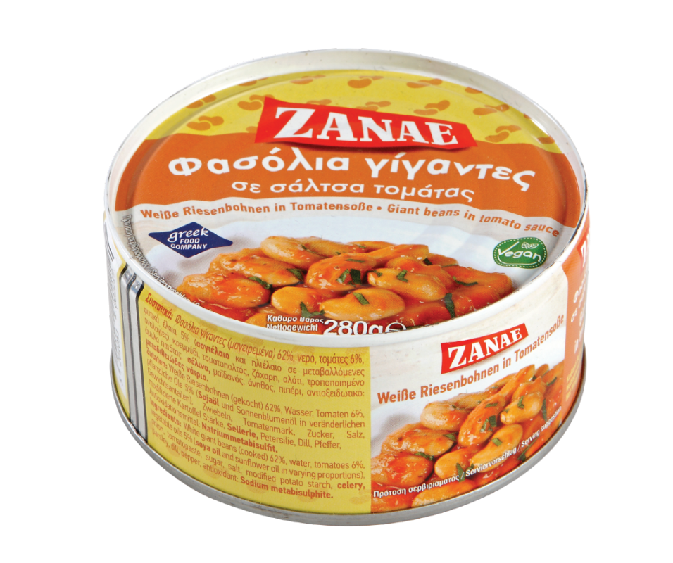 ZANAE BAKED GIANT BEANS IN TOMATO SAUCE 10oz