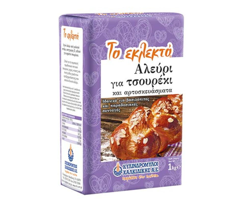 EKLEKTO PREMIUM WHEAT FLOUR FOR TSOUREKI 1kg