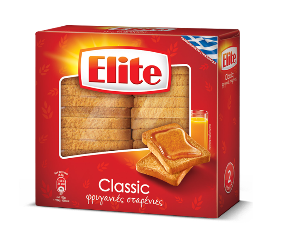 ELITE CLASSIC TOAST RUSKS 250g