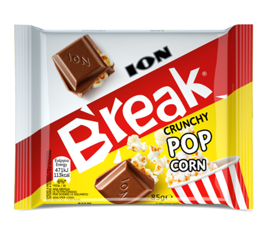 ION BREAK CHOCOLATE BARS 85g