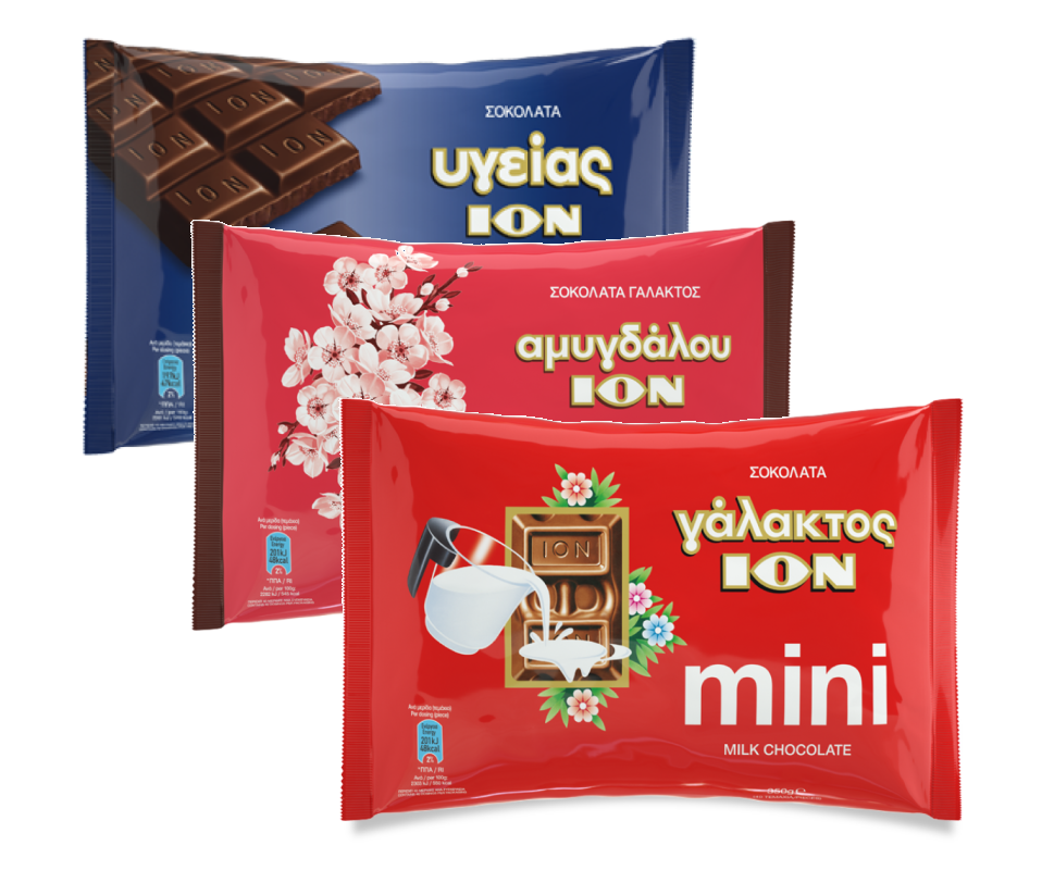 ION MINI CHOCOLATE BARS 400g