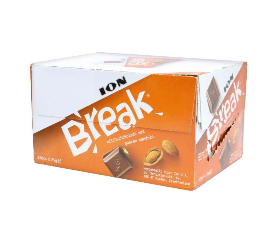 ION BREAK CHOCOLATE BARS 85g