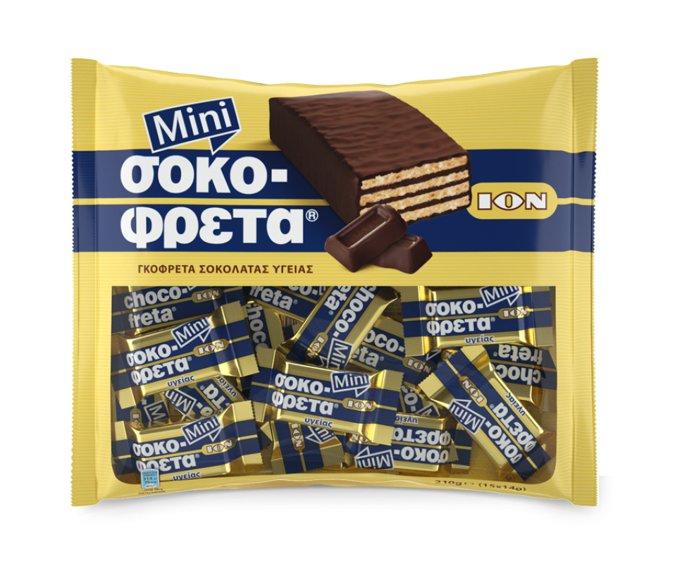 ION MINI CHOCOFRETA BARS 210g