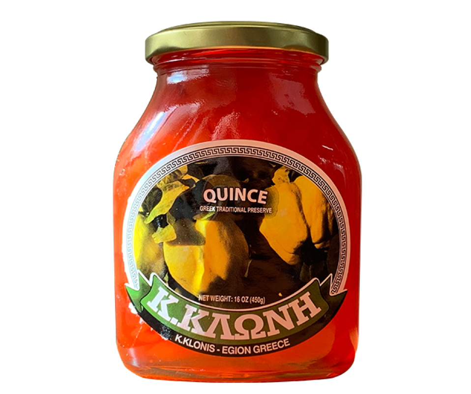 K. KLONIS QUINCE PRESERVES 16oz