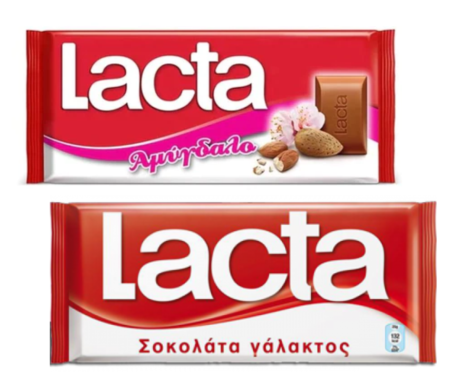 LACTA CHOCOLATE BARS 85g