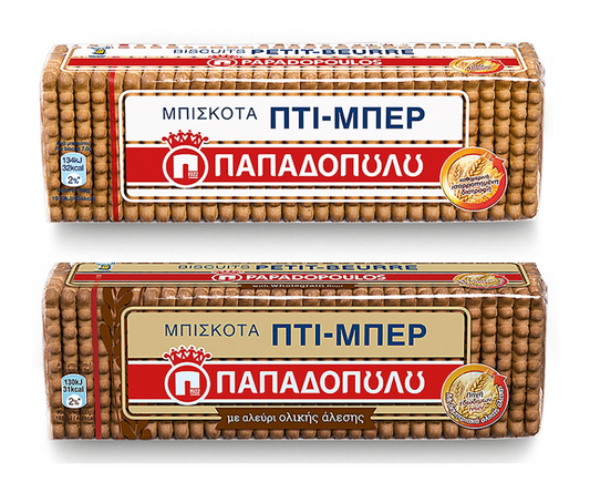 PAPADOPOULOU PETIT-BEURRE BISCUITS 225g