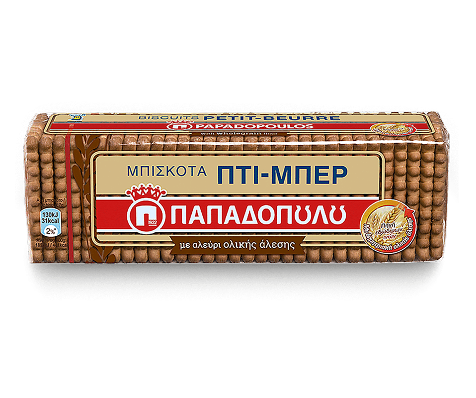 PAPADOPOULOU PETIT-BEURRE BISCUITS 225g