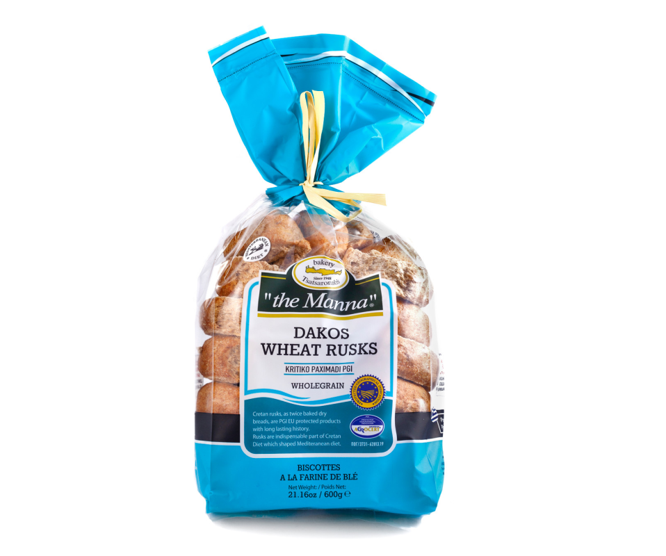 THE MANNA CRETAN WHEAT RUSKS 600g