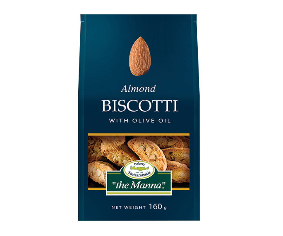 THE MANNA BISCOTTI WITH OLIVE OIL 160g