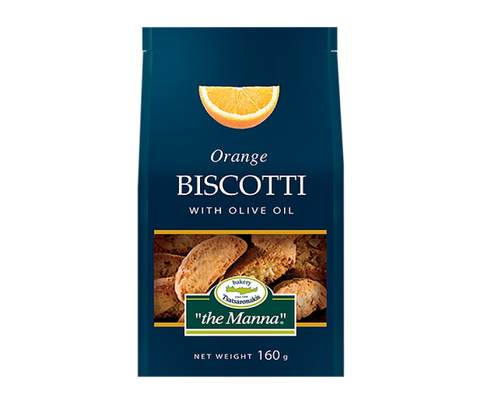 THE MANNA BISCOTTI WITH OLIVE OIL 160g