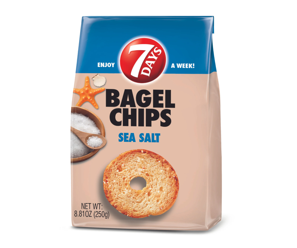 7DAYS BAGEL CHIPS SEA SALT 250g