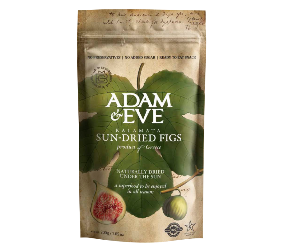 ADAM & EVE KALAMATA SUN-DRIED FIGS 200g