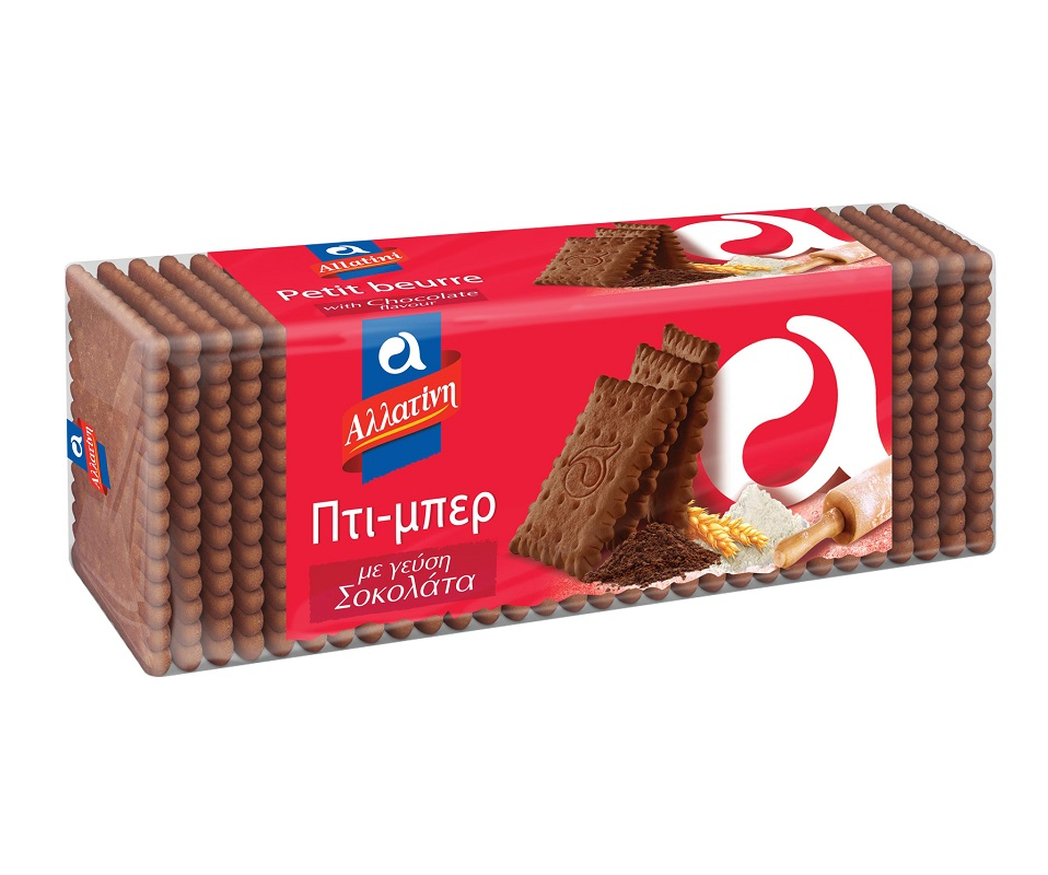 ALLATINI PETIT-BEURRE CHOCOLATE BISCUITS 225g