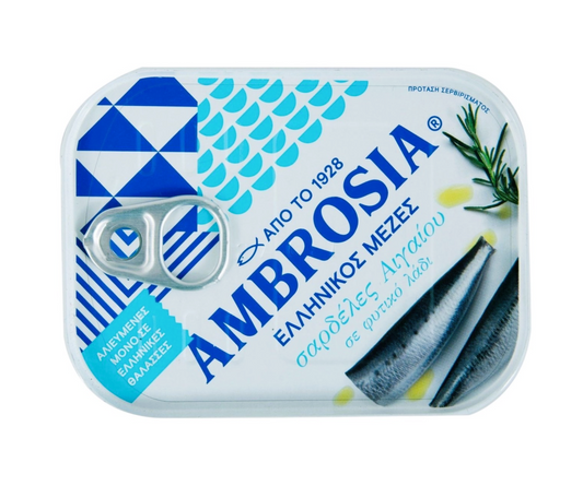 AMBROSIA SARDINES IN VEGETABLE OIL 105g