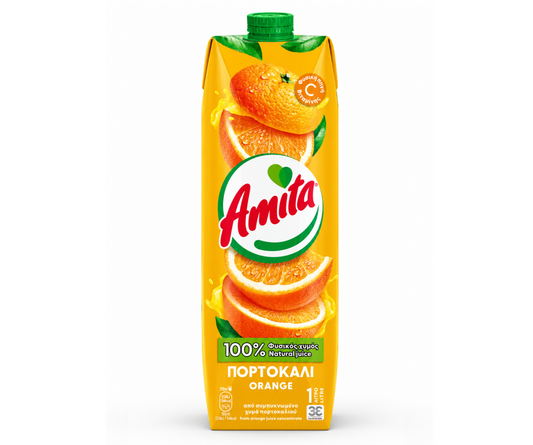 AMITA 100% ORANGE JUICE 1L