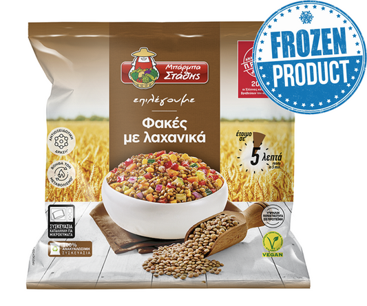 BARBA STATHIS LENTILS WITH VEGETABLES 400g