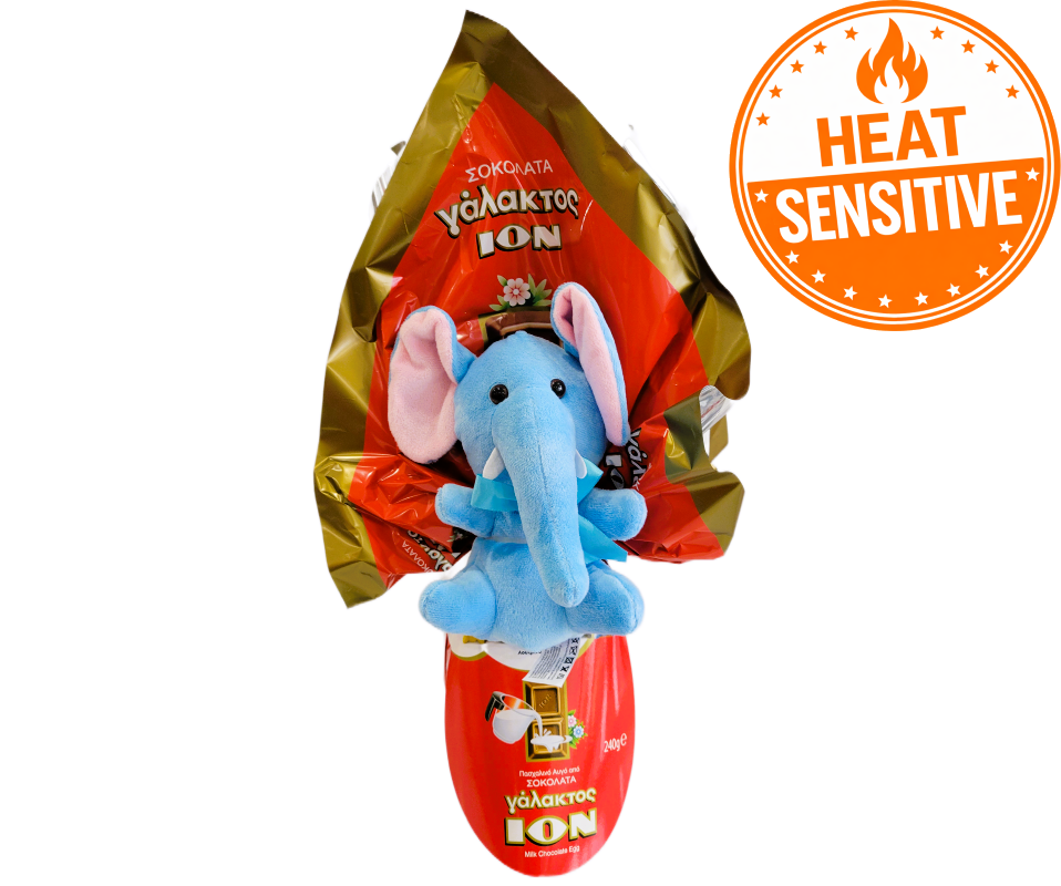 ION EASTER EGG MILK CHOCOLATE WITH PLUSH DOLL 240g