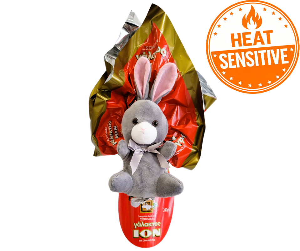 ION EASTER EGG MILK CHOCOLATE WITH PLUSH DOLL 240g