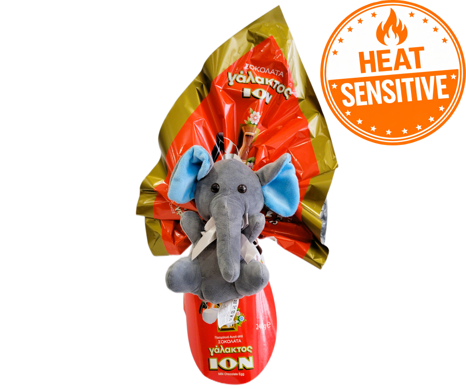 ION EASTER EGG MILK CHOCOLATE WITH PLUSH DOLL 240g