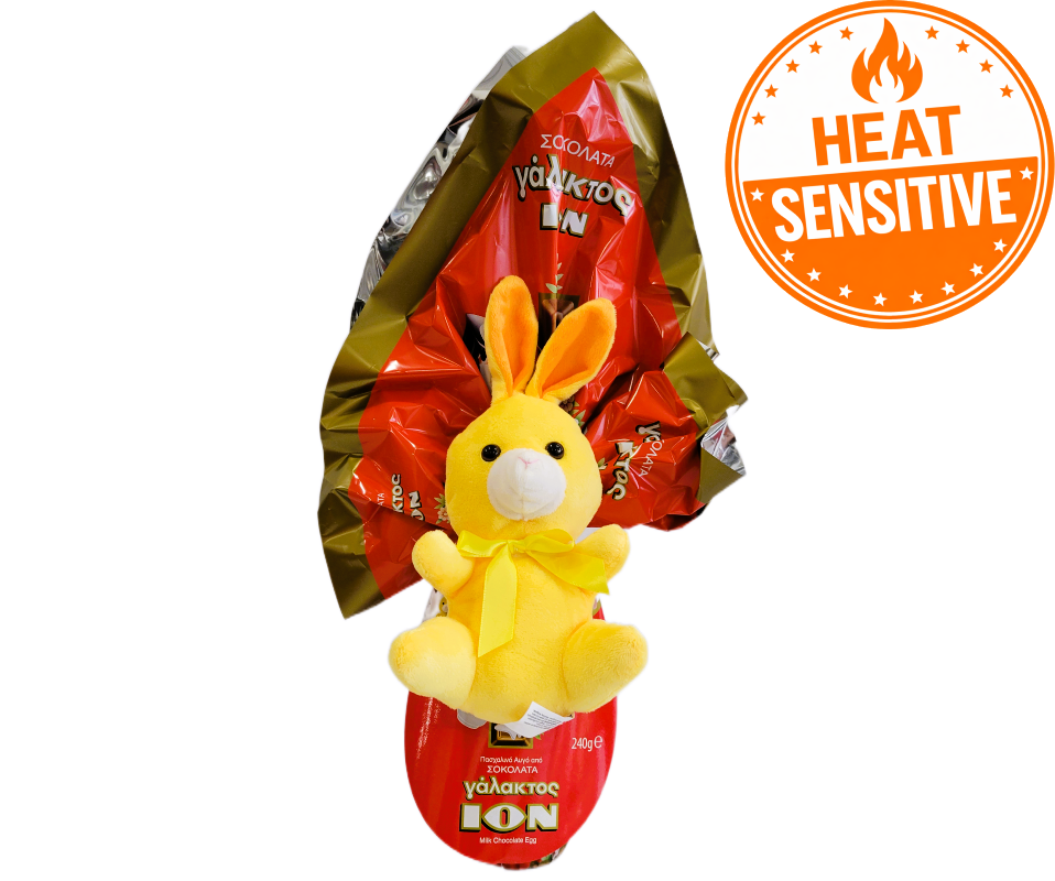 ION EASTER EGG MILK CHOCOLATE WITH PLUSH DOLL 240g