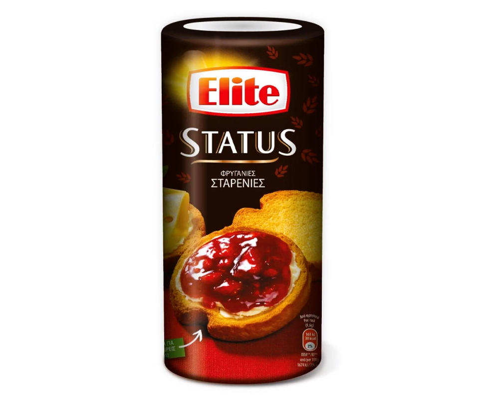 ELITE STATUS ROUND WHEAT RUSKS 125g – GREEK CART